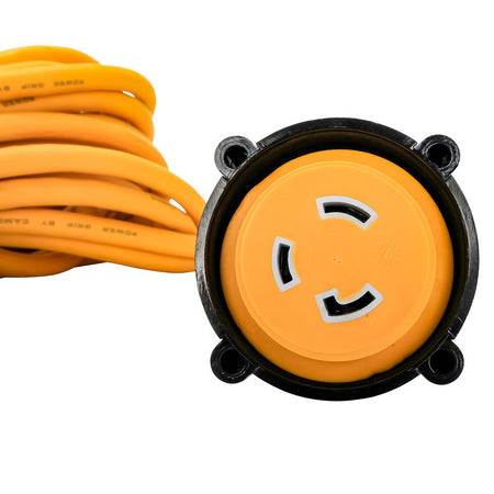 Camco 30 Amp Power Grip Marine Extension Cord - 50' M - Locking/F - Locking Adapter - Get Tight Gear