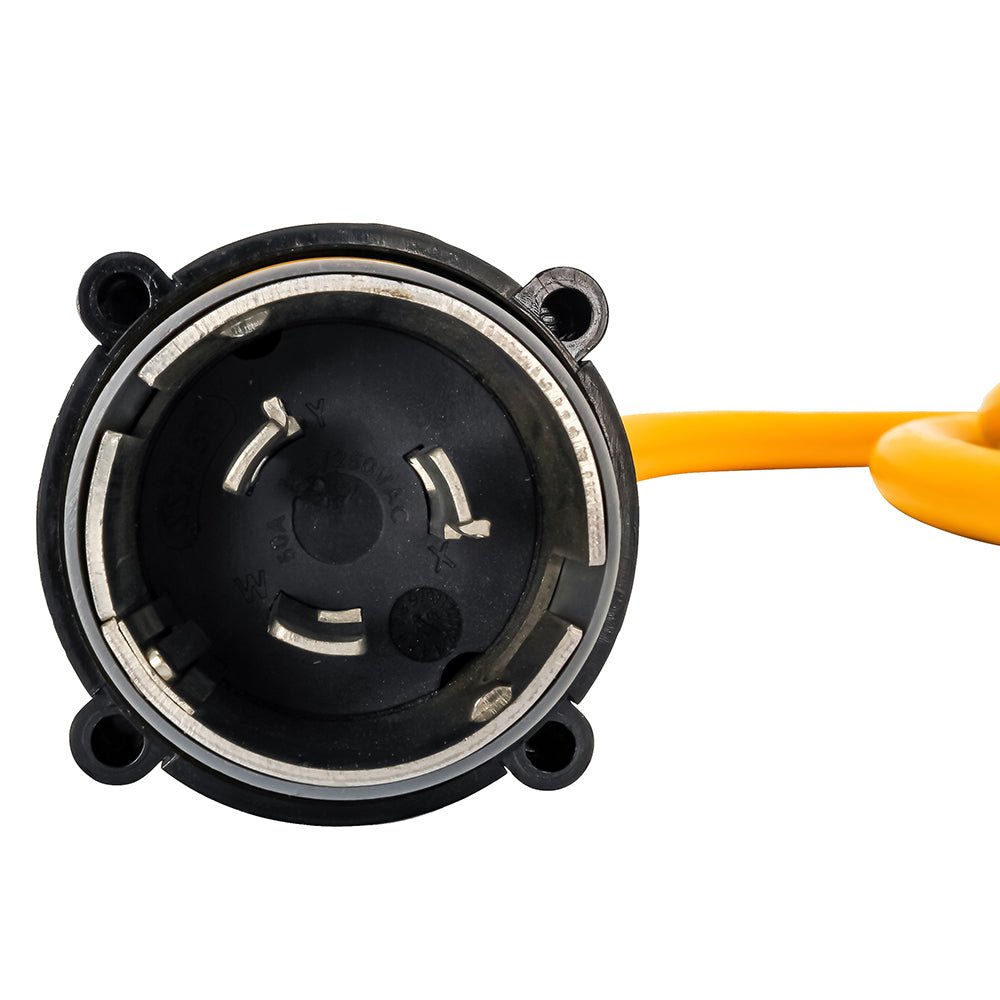 Camco 50 Amp Power Grip Marine Extension Cord - 25' M - Locking/F - Locking Adapter - Get Tight Gear