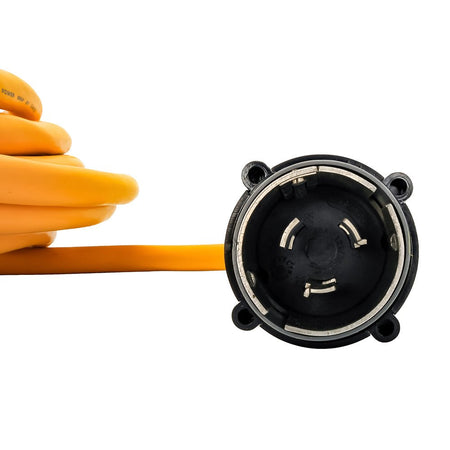Camco 50 Amp Power Grip Marine Extension Cord - 50' M - Locking/F - Locking Adapter - Get Tight Gear