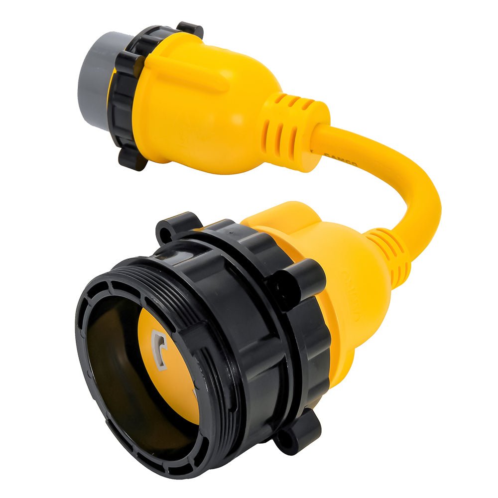 Camco 50AM/30AF Power Grip Marine 12" Locking Adapter - M - Lock/F - Locking Adapter - Get Tight Gear