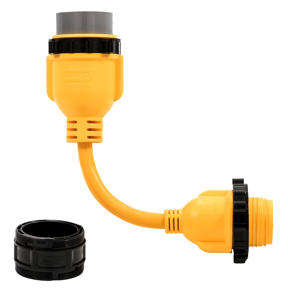 Camco 50AM/30AF Power Grip Marine 12" Locking Adapter - M - Lock/F - Locking Adapter - Get Tight Gear