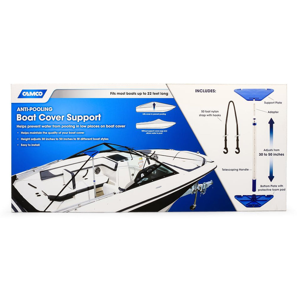 Camco Adjustable Boat Cover Support Kit - Get Tight Gear
