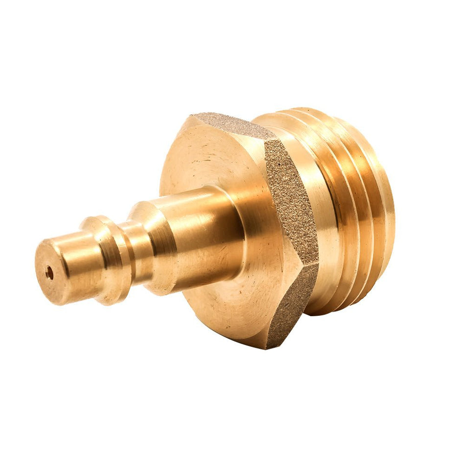 Camco Blow Out Plug - Brass - Quick - Connect Style - Get Tight Gear