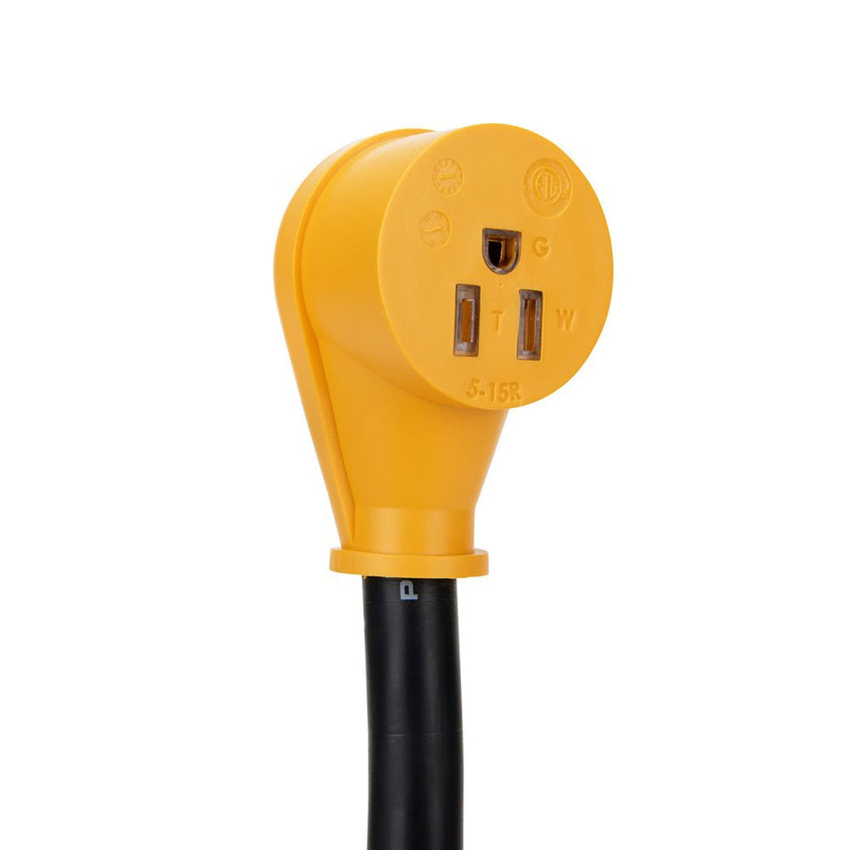 Camco Power Grip RV 12" 30Amp Circuit Analyzer Dogbone - Integrated Surge Protection - Get Tight Gear