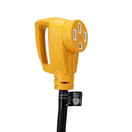 Camco Power Grip RV 18" 30Amp Circuit Analyzer Dogbone - Integrated Surge Protection - Get Tight Gear