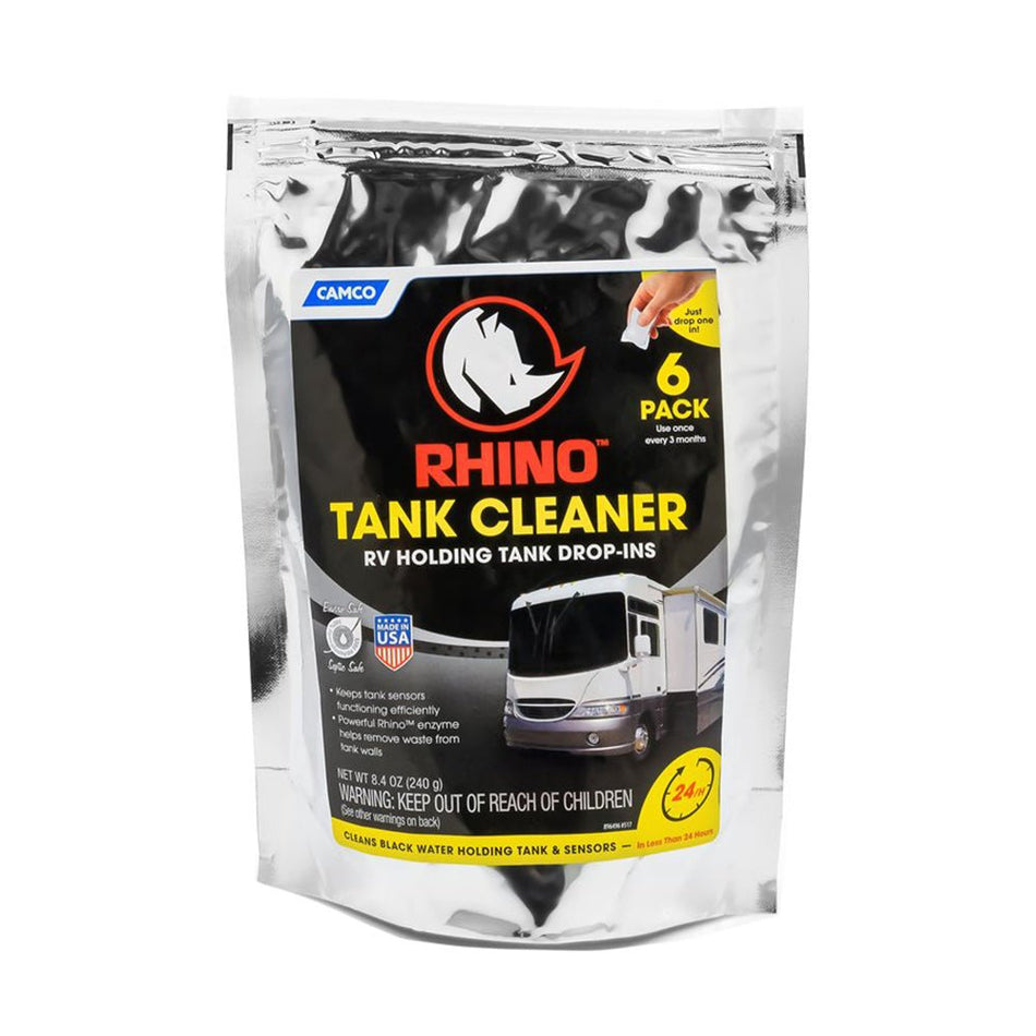 Camco Rhino Holding Tank Cleaner Drop - INs - 6 - Pack - Get Tight Gear