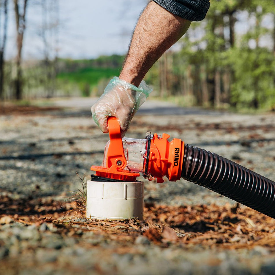 Camco Rhino Sewer Adapter PRO - Get Tight Gear