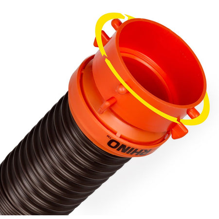 Camco RhinoFLEX 10' Sewer Hose Extension w/Swivel Bayonet & Lug - Get Tight Gear