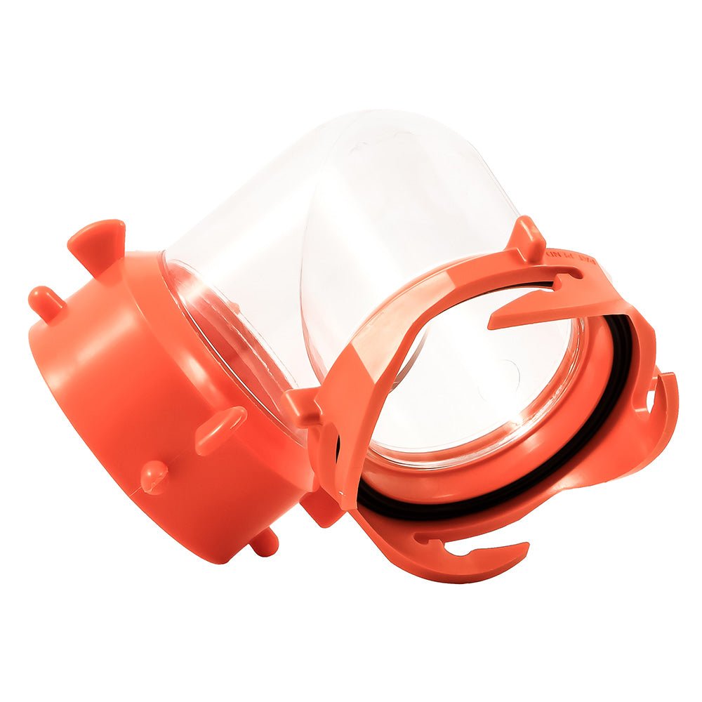 Camco RhinoFLEX 90 - Degree Swivel Fitting Clear - Get Tight Gear