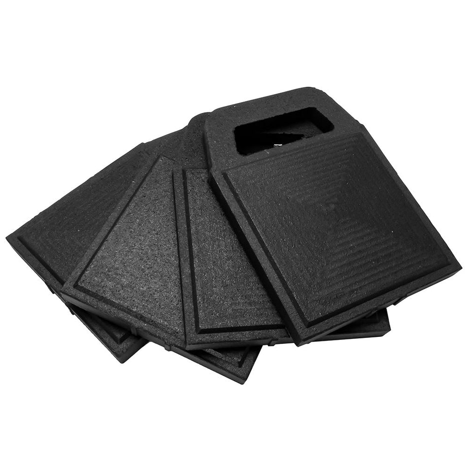 Camco Stabilizer Jack Pads - Rubber - 6.2" x 6.2" *4 - Pack - Get Tight Gear