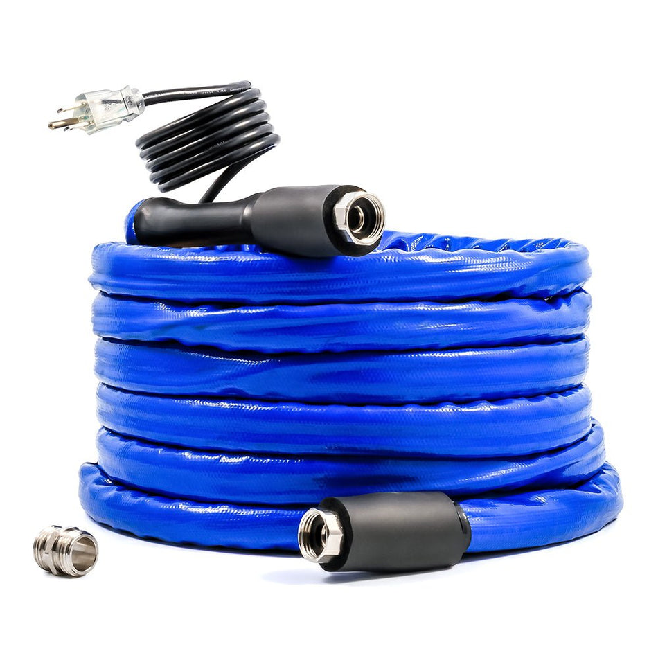 Camco TastePURE Heated Drinking Water Hose - 25' - 5/8"ID - Get Tight Gear