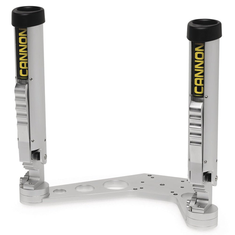 Cannon Downrigger Mount Rod Holder - Silver - Get Tight Gear