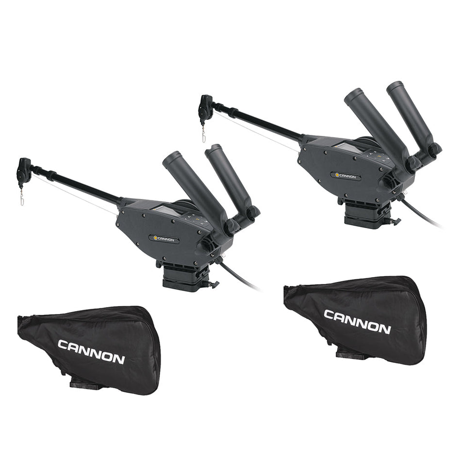 Cannon Optimum 10 BT Electric Downrigger 2 - Pack w/Black Covers - Get Tight Gear