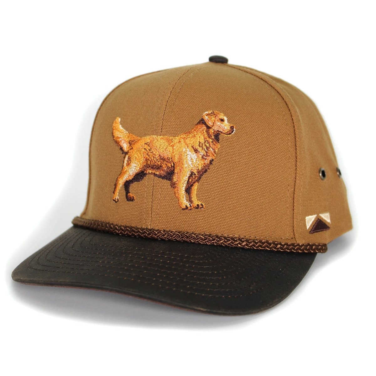 Canvas Golden Retriever Hat with Wax Cloth Visor - Get Tight Gear