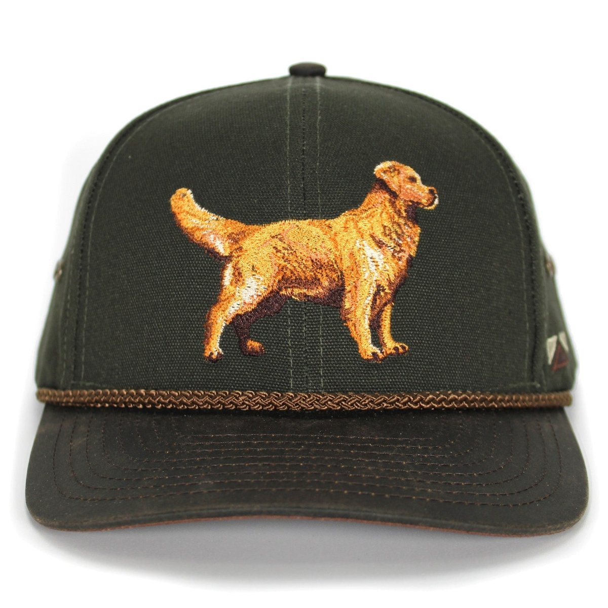 Canvas Golden Retriever Hat with Wax Cloth Visor - Get Tight Gear