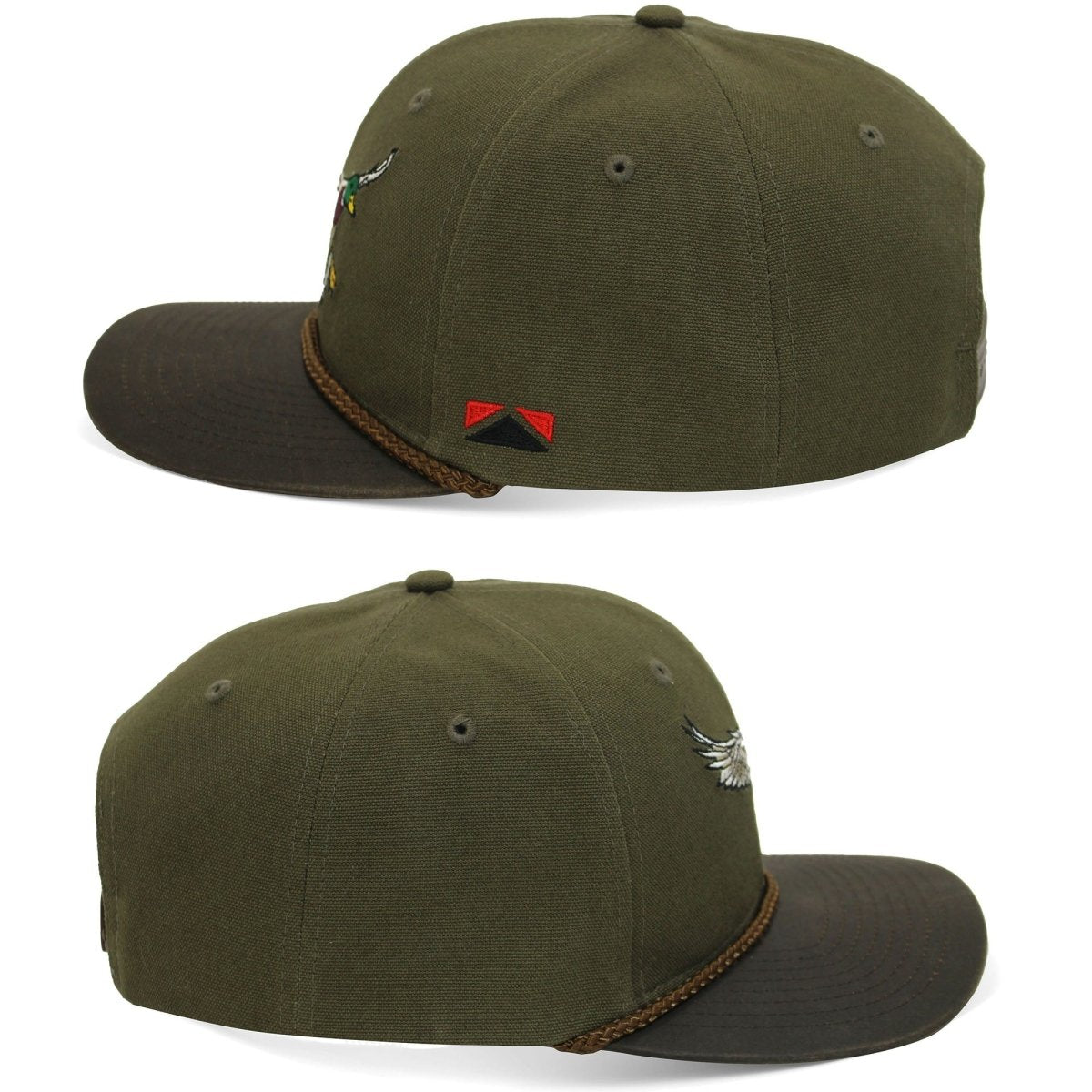 Canvas Mallard Drake Duck Hat with Wax Cloth Visor - Get Tight Gear