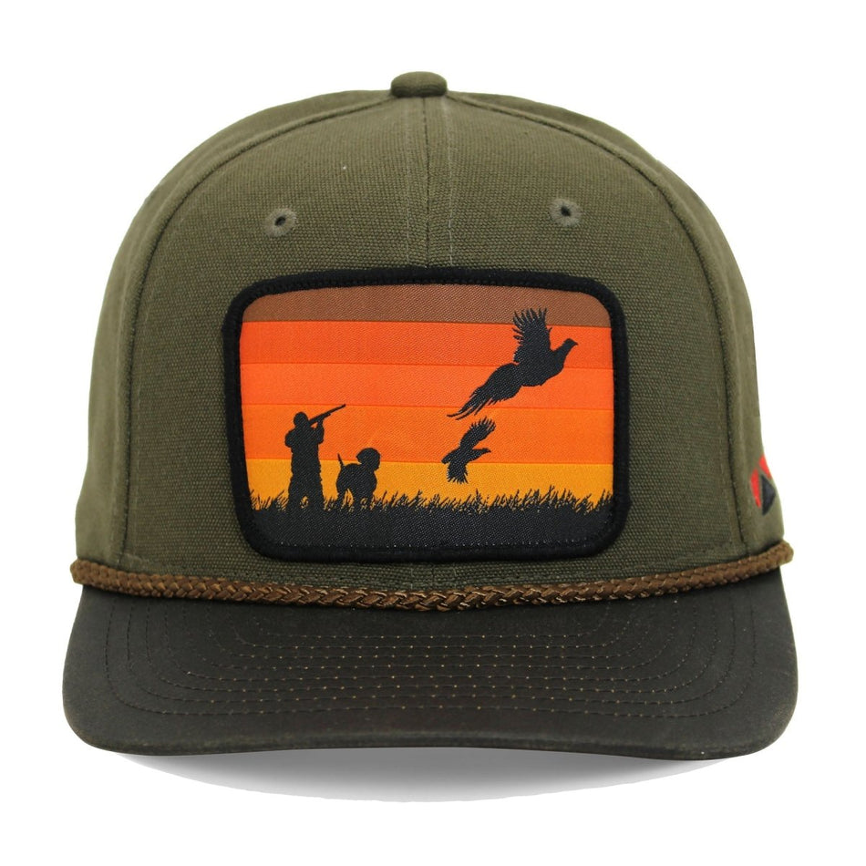 Canvas Upland Flush Patch Hat with Wax Cloth Visor - Get Tight Gear