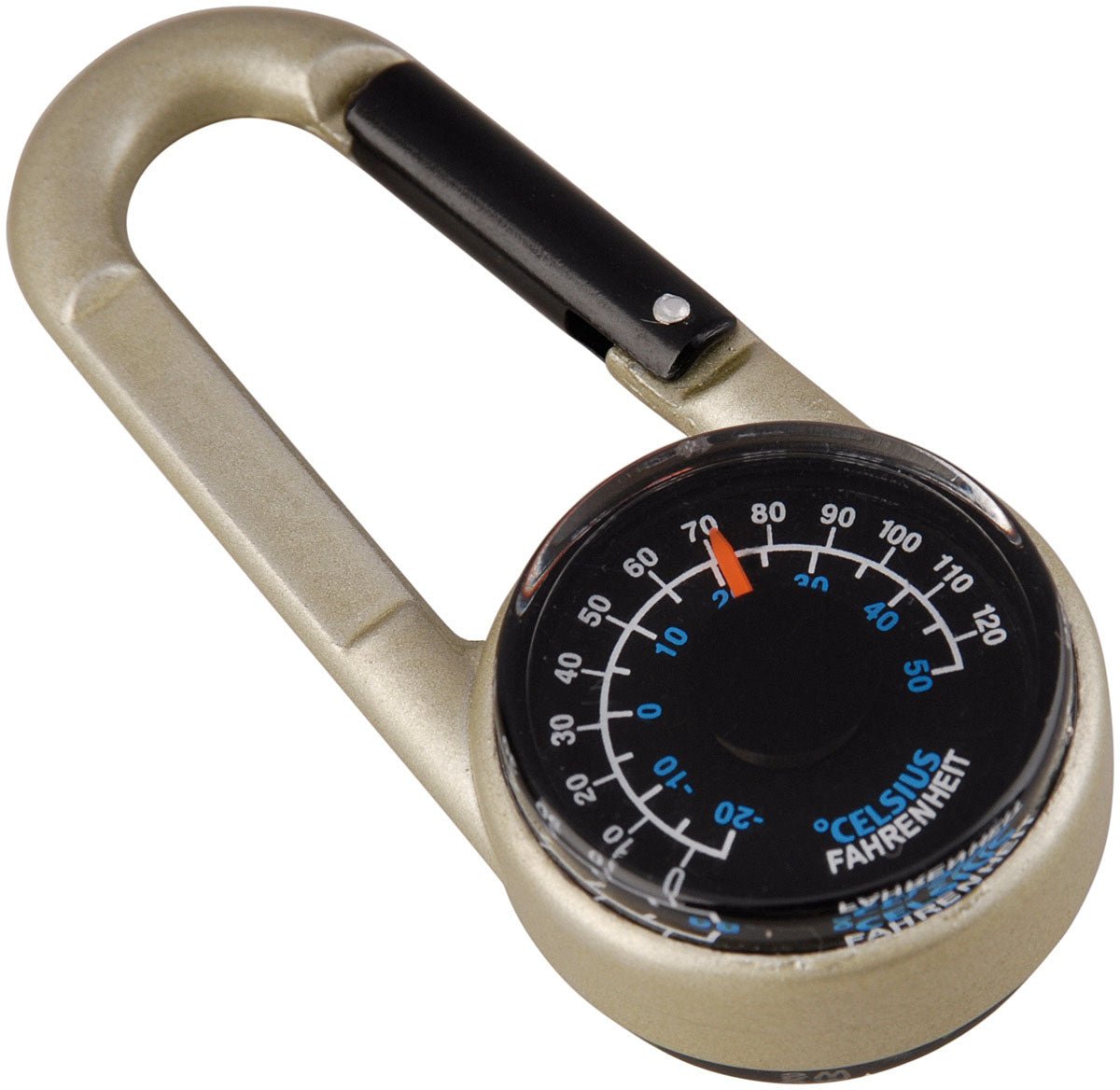 Carabiner Compass W/Thermomtr - Get Tight Gear