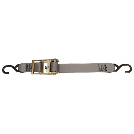 CargoBuckle Multipurpose Ratchet Strap Tie - Down w/S - Hooks - 2" x 15' - Get Tight Gear
