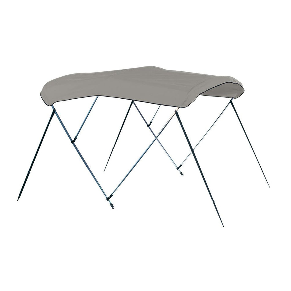 Carver 3 Bow 4681U Bimini Top with Boot - Cadet Grey Acrylic - Get Tight Gear