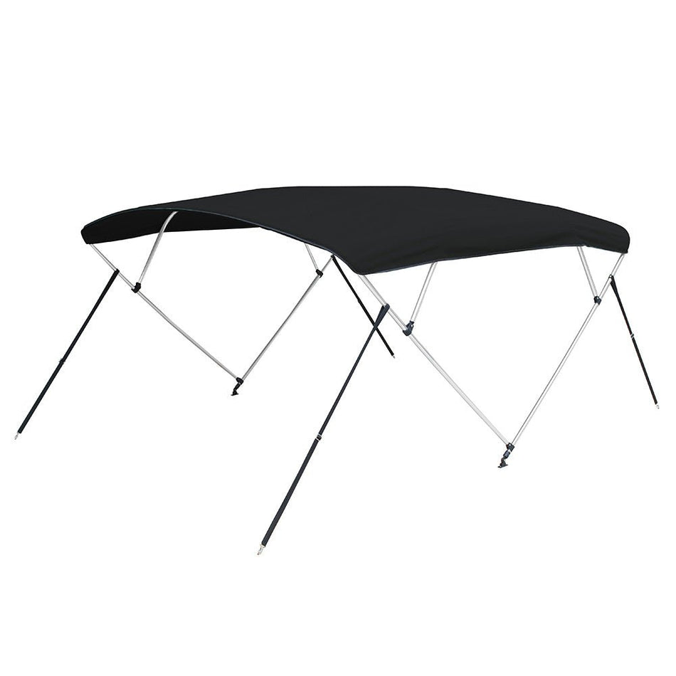 Carver 3 Bow 5481U Bimini Top with Boot - Black Acrylic - Get Tight Gear