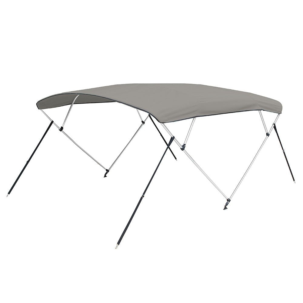 Carver 3 Bow 5481U Bimini Top with Boot - Cadet Grey Acrylic - Get Tight Gear