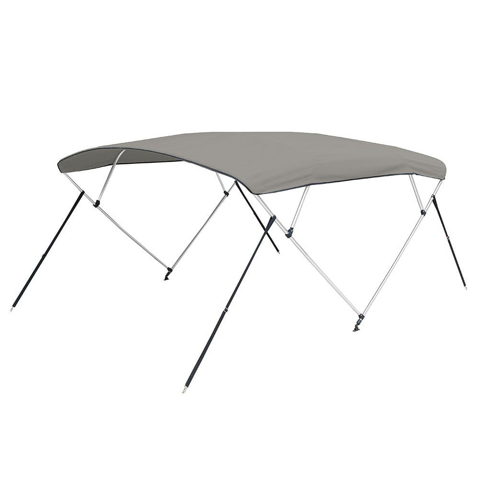 Carver 3 Bow 5481U Bimini Top with Boot - Cadet Grey Acrylic - Get Tight Gear