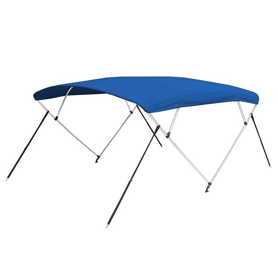 Carver 3 Bow 5487U Bimini Top with Boot - Pacific Blue Acrylic - Get Tight Gear