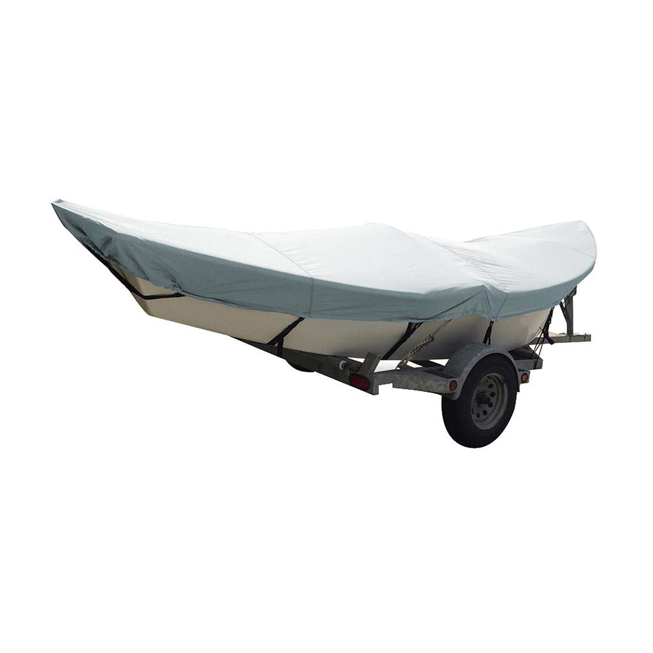 Carver Poly - Flex II Styled - to - Fit Boat Cover f/16' Drift Boats - Grey - Get Tight Gear