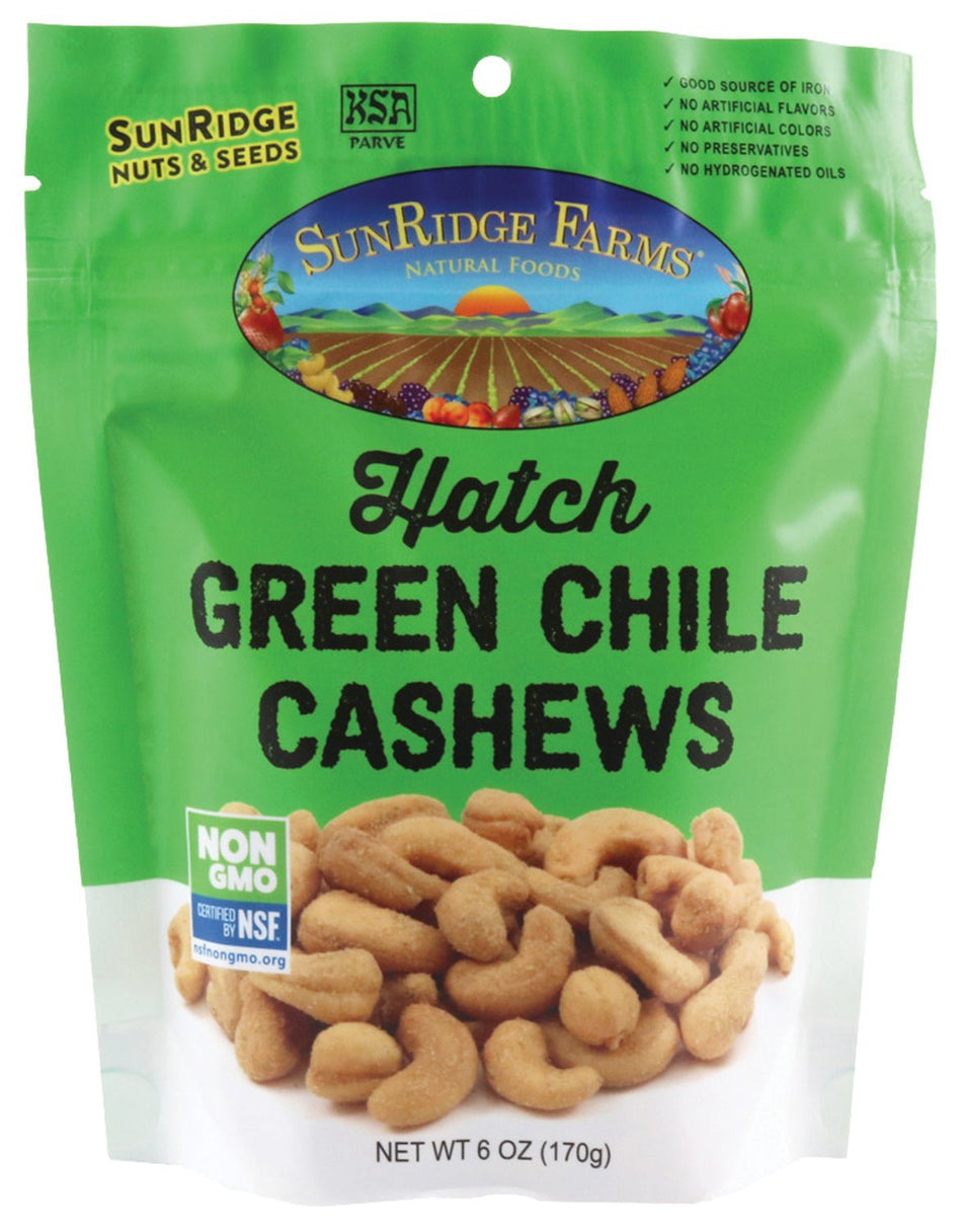 Cashews Green Chile 6 Oz - Get Tight Gear