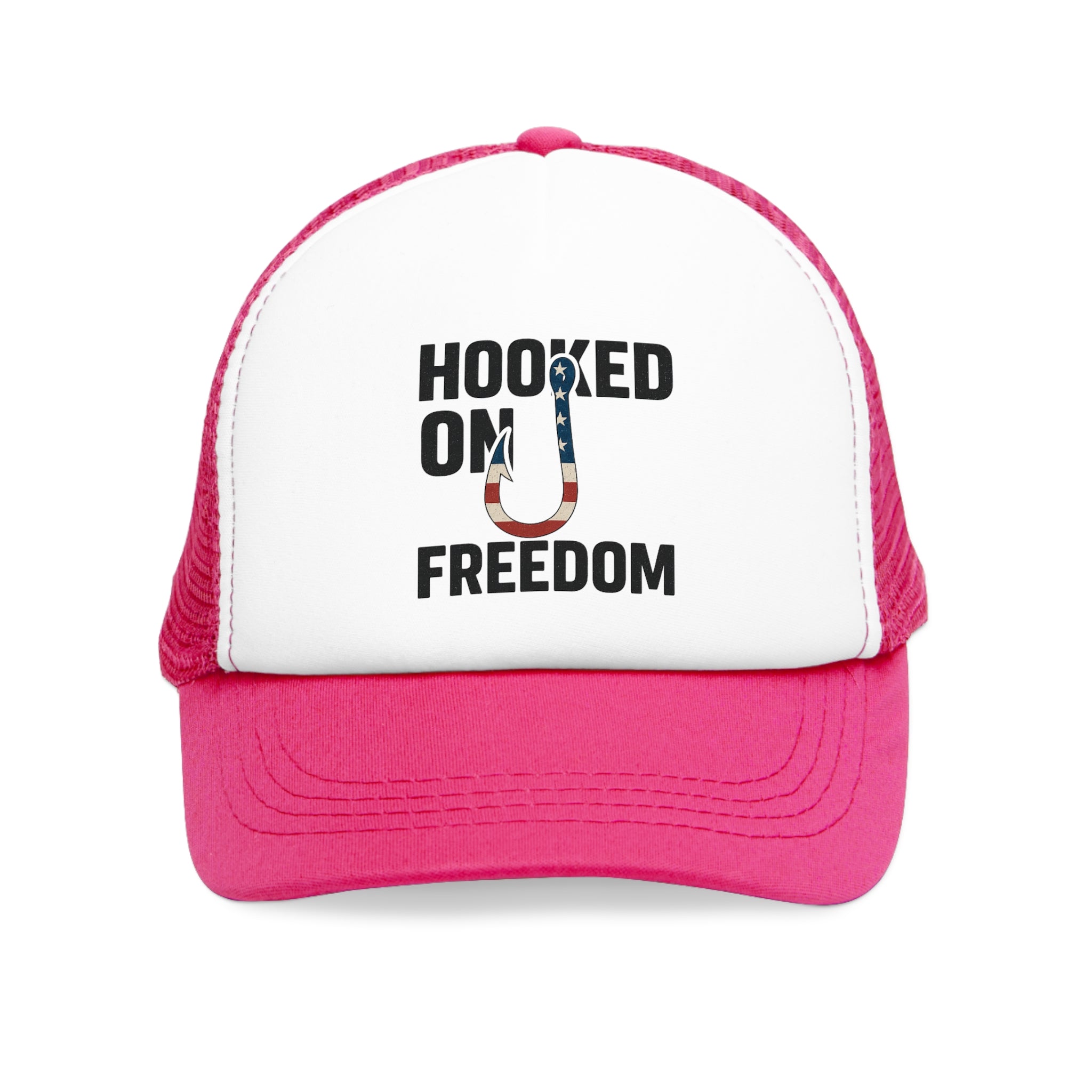 Catch the Spirit Trucker Cap - 'Hooked on Freedom' Design - Get Tight Gear