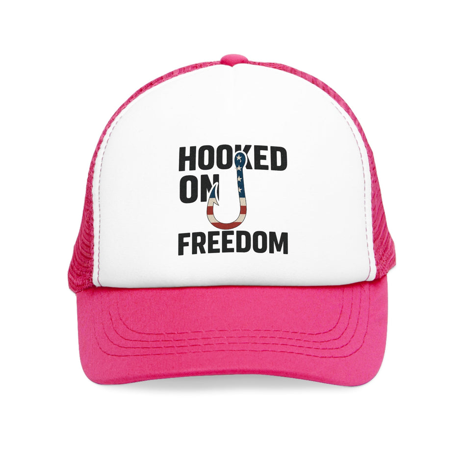 Catch the Spirit Trucker Cap - 'Hooked on Freedom' Design - Get Tight Gear