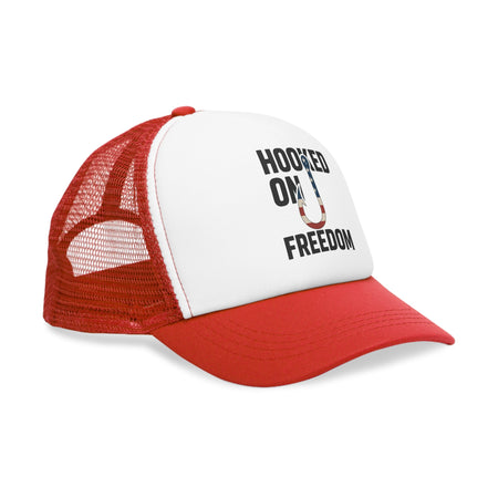 Catch the Spirit Trucker Cap - 'Hooked on Freedom' Design - Get Tight Gear