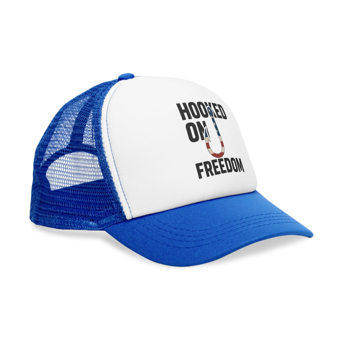 Catch the Spirit Trucker Cap - 'Hooked on Freedom' Design - Get Tight Gear