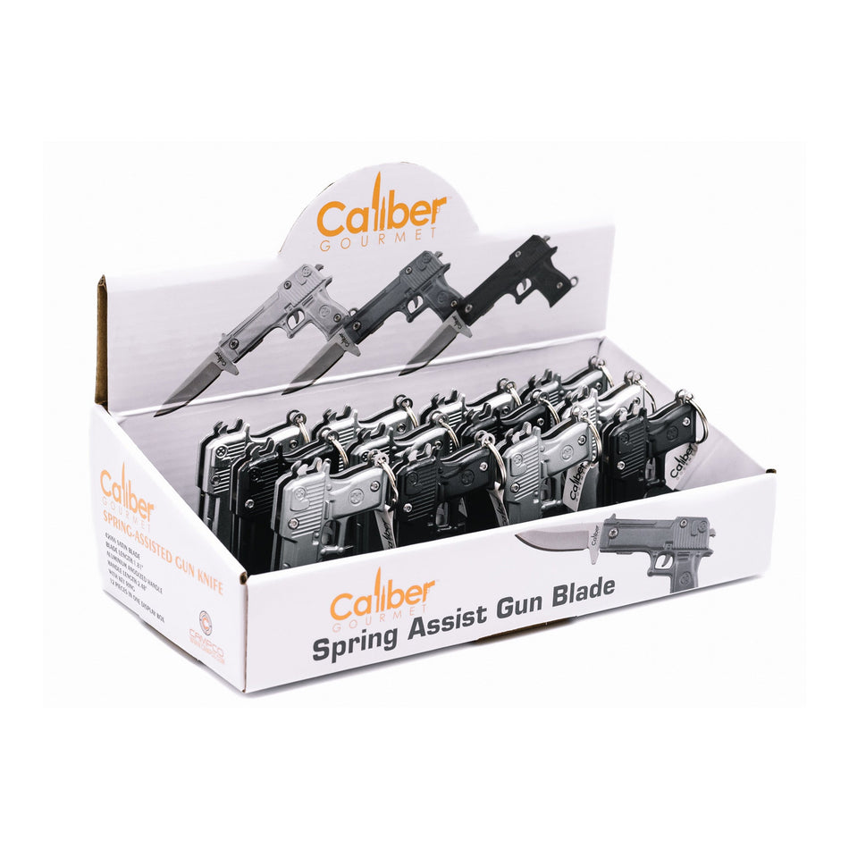 CBG CALIBER GUN KNIFE DISPLAY 12PC - Get Tight Gear