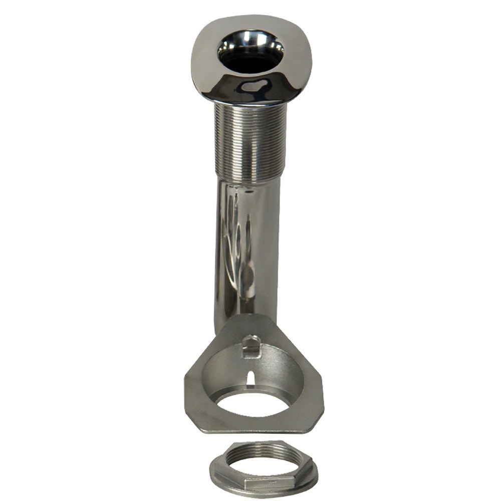 C.E. Smith 80 Series Screwless Flush Mount Rod Holder - 15 Degree - Stainless Steel - Cast Bottom - Black Liner - Get Tight Gear