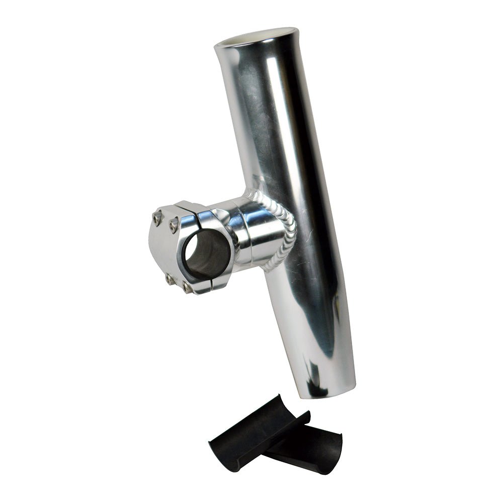 C.E. Smith Adjustable Mid Mount Rod Holder Aluminum 1.66" or 1 - 1/2" w/Sleeve & Hex Key - Get Tight Gear