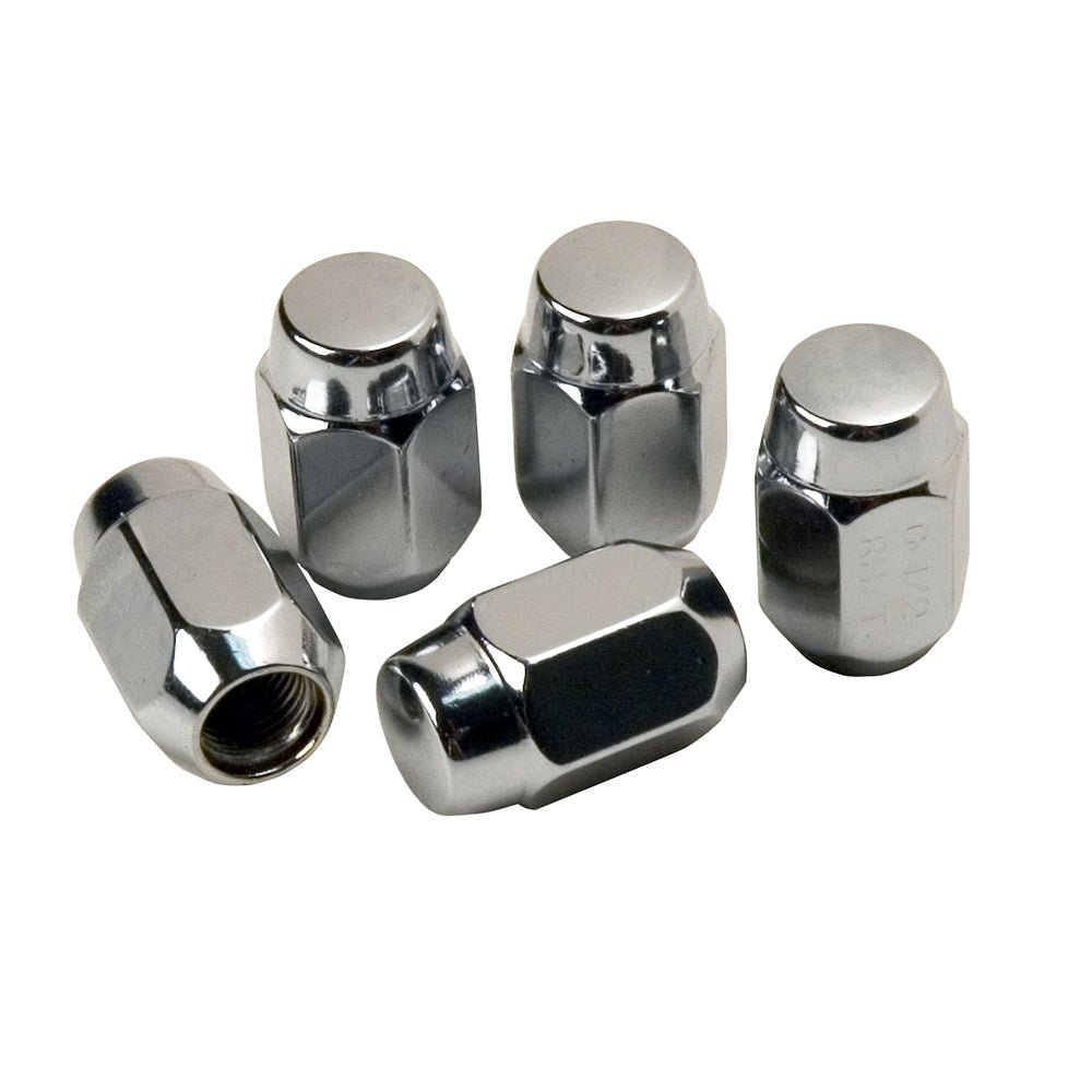 C.E. Smith Chrome Acorn Wheel Nuts - 1/2" - 20 - Get Tight Gear