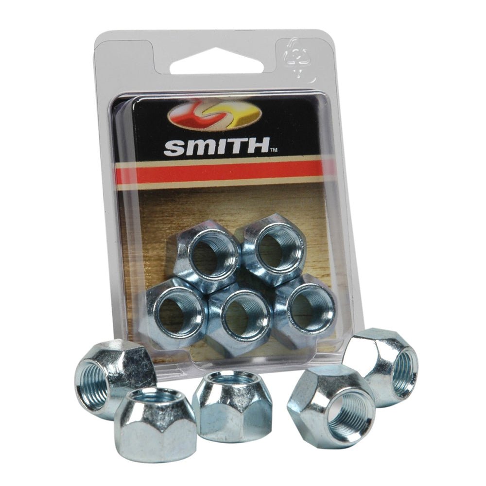C.E. Smith Package Wheel Nuts 1/2" - 20 - 5 Pieces - Zinc - Get Tight Gear