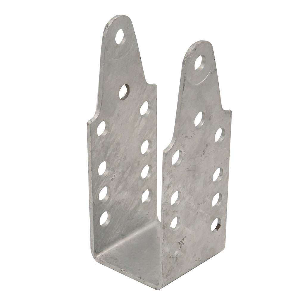 C.E. Smith Strap Bent Channel Upright Short Galvanized Bracket - 9" - Get Tight Gear