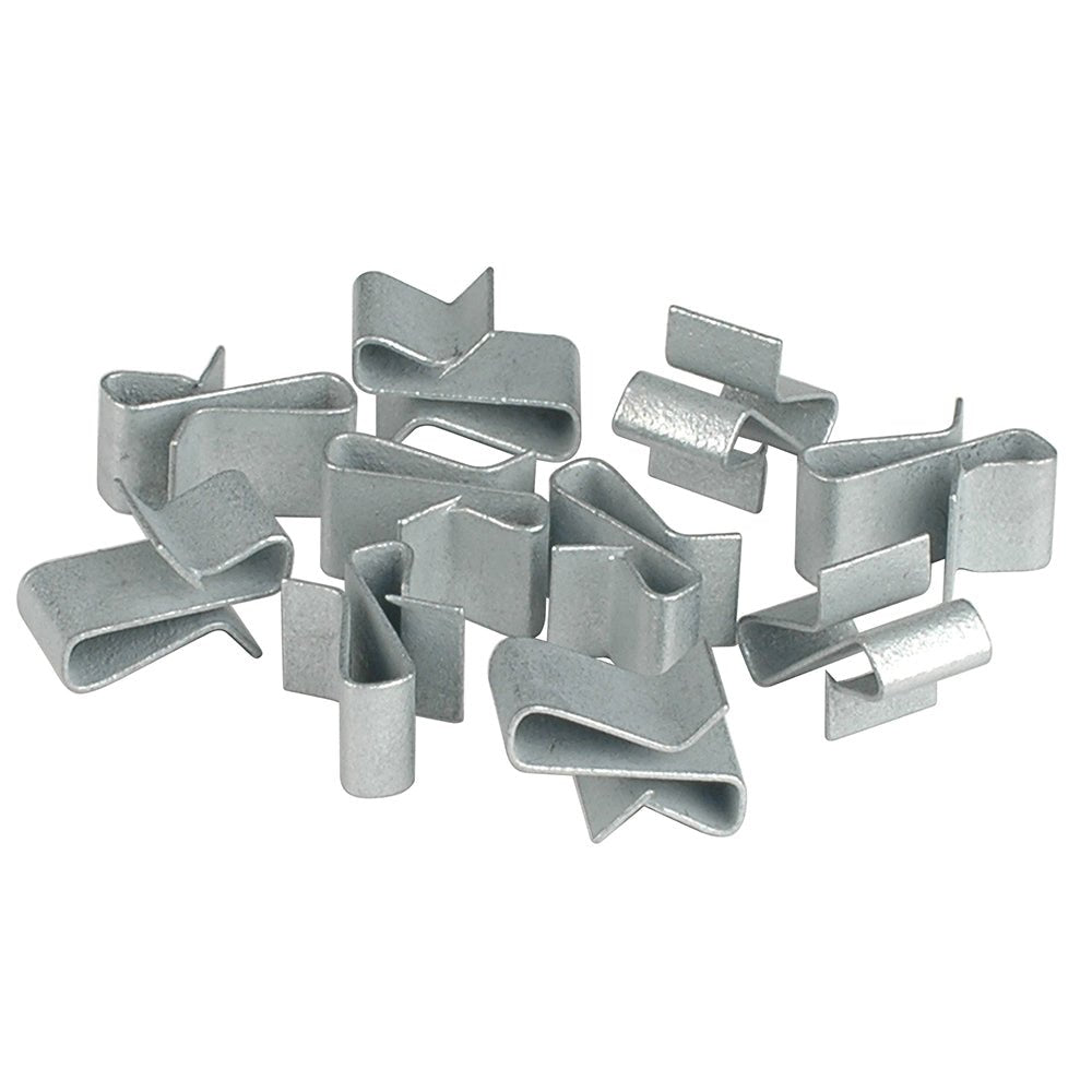 C.E. Smith Trailer Frame Clips - Zinc - 3/8" Wide - 10 - Pack - Get Tight Gear