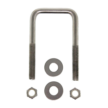 C.E. Smith Zinc U - Bolt 7/16" - 14 X 3 - 1/8" X 3" w/Washers & Nuts - Square - Get Tight Gear