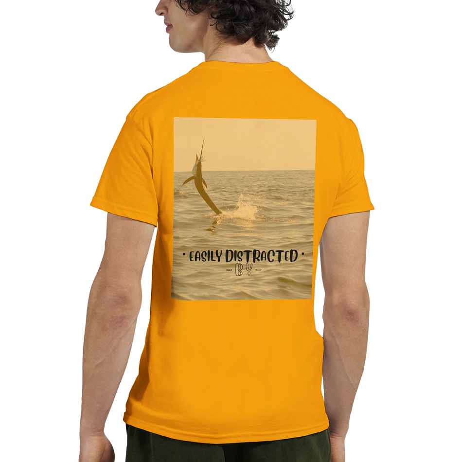 Easily Distracted By Sailfish Unisex Crewneck T-shirt | Gildan® 5000 White