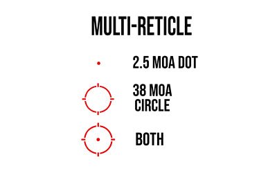 C&H COMP MAX OPTIC 2.5 MOA RD BLK - Get Tight Gear