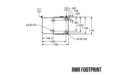 C&H EDC XL RD MULTI RETICLE 3MOA BLK - Get Tight Gear
