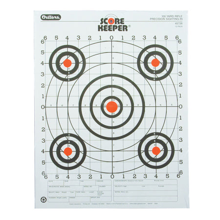 CHAMPION 100YD RFL SIGHT - IN TRGT 12P - Get Tight Gear