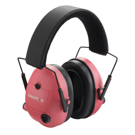CHAMPION ELECTRONIC EAR MUFFS PINK - Get Tight Gear
