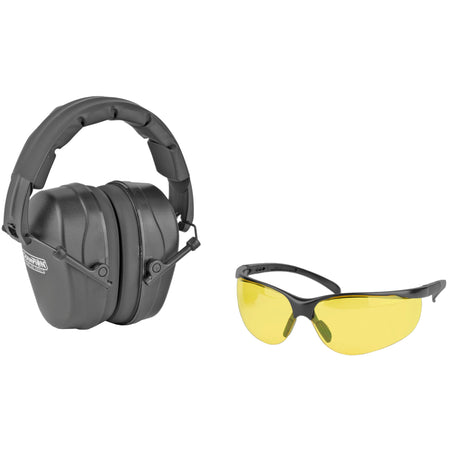 CHAMPION SHOOTING EYE/EAR COMBO BLK - Get Tight Gear