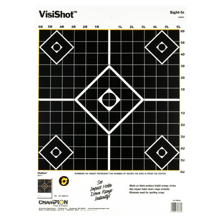 CHAMPION VISISHOT SIGHT - IN 10PK - Get Tight Gear