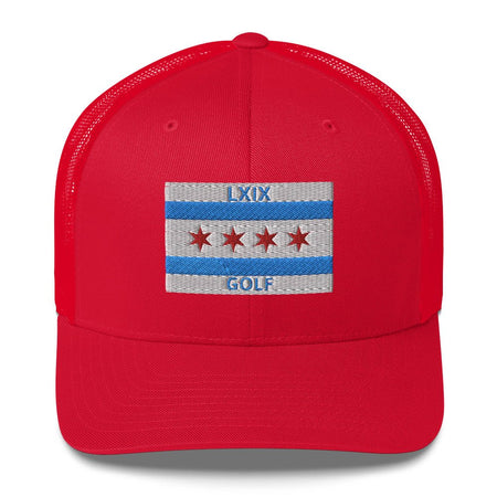 Chicago Flag Trucker Cap - Get Tight Gear